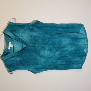 EUC Blue Westport 1962 Sleeveless Blouse